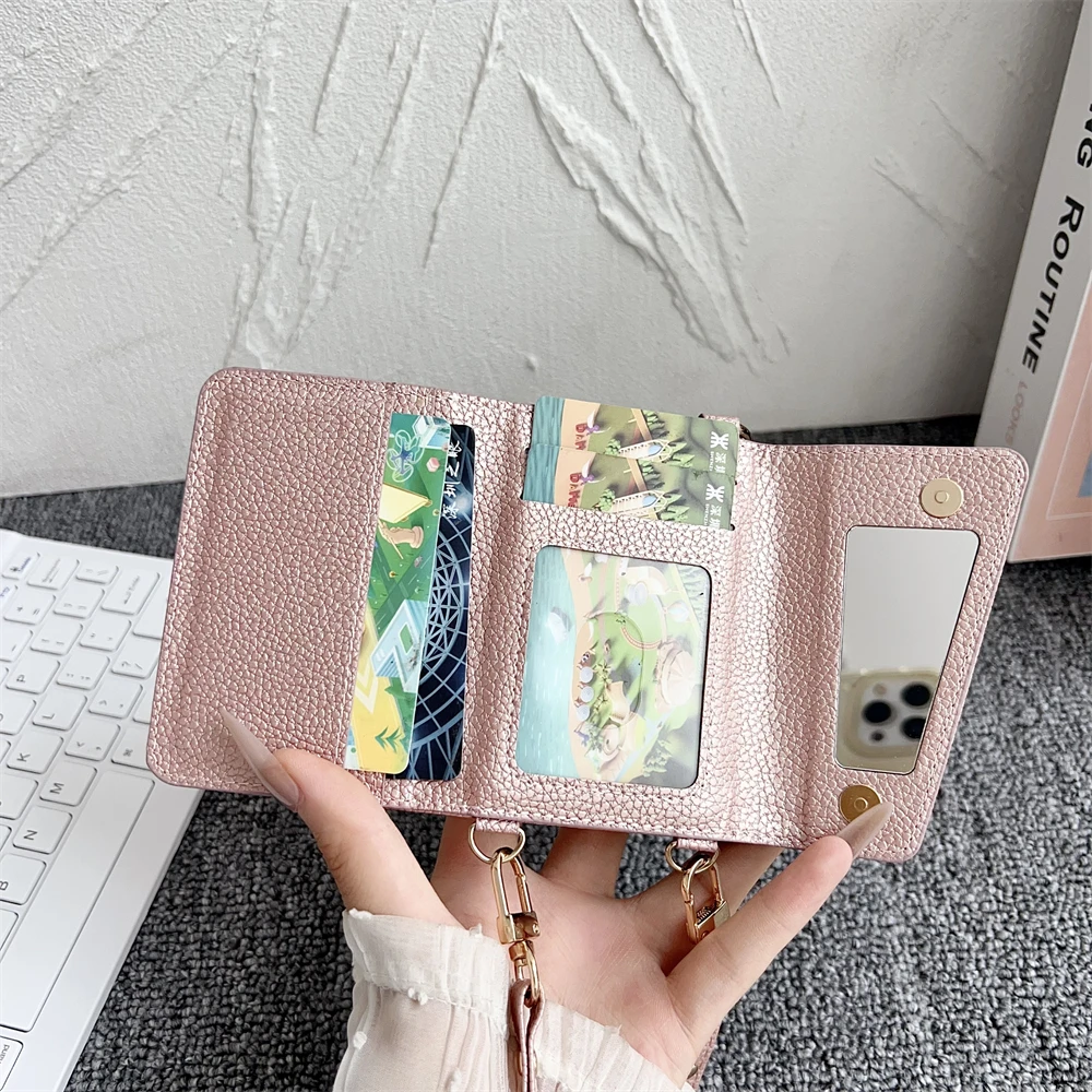 لهواوي بورا X 5G الحبل حافظة جلدية Crossbody حزام الكتف حافظة للبطاقات محفظة قابلة للطي حامل هاتف حامل بطاقة حقيبة صور