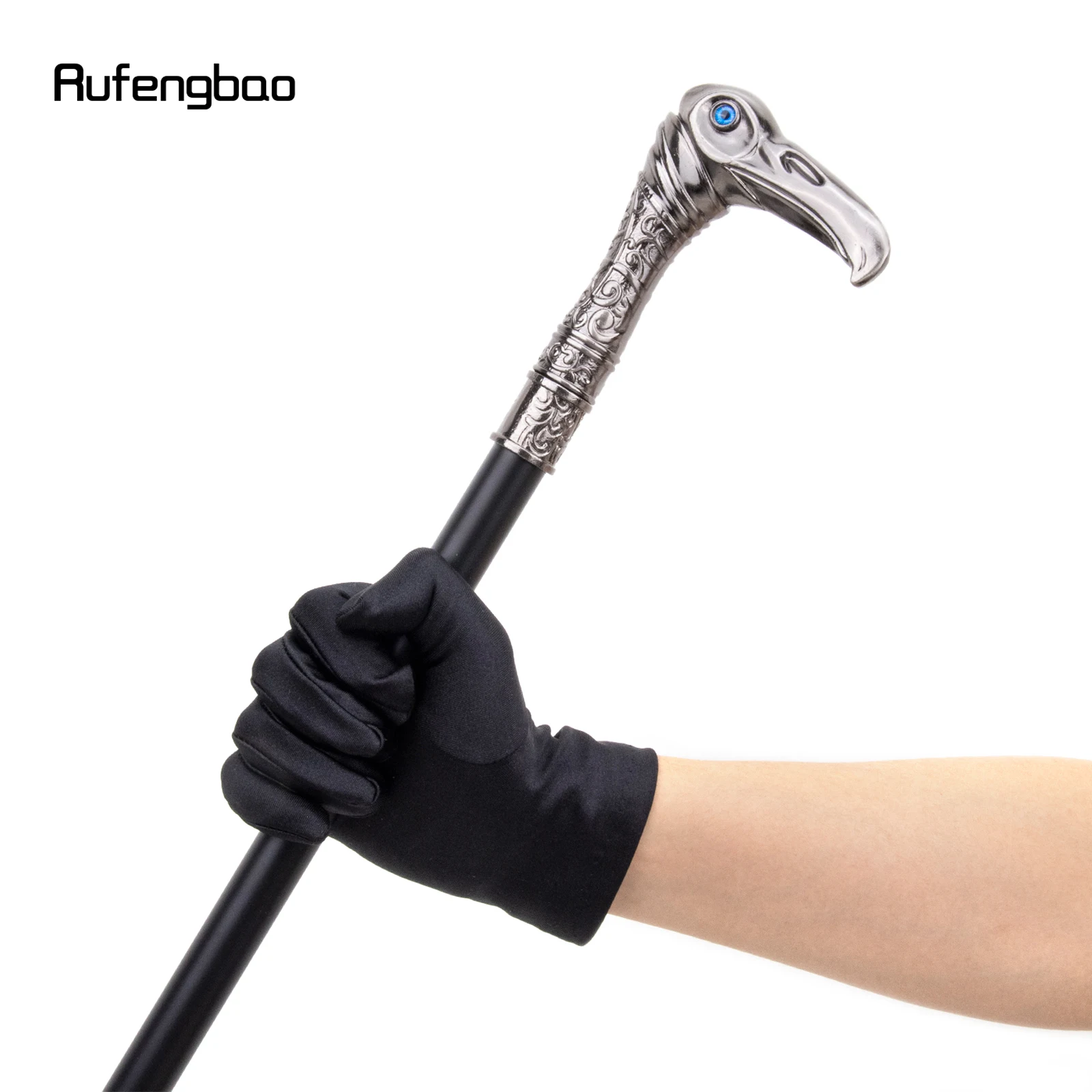 Eagle Head Luxury Walking Stick Decorative Walking Cane Elegant Fashion Cane Cosplay Alloy Crosier Vintage Walking Stick 93cm