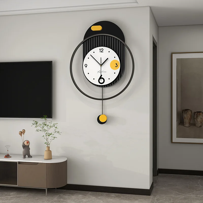 New Clock Wall Hanging Home Creative Decoration Living Room Entrance Wall Hanging Clock Simple Modern Art Watch Wall Clocks