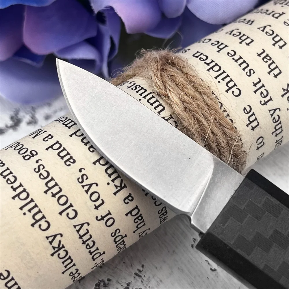 Multifunctional Scribe 2425 Hunting Fixed Blade Knife 8Cr13MoV Blade Nylon Fiber Handle Jungle Camping Everyday Carry Tool