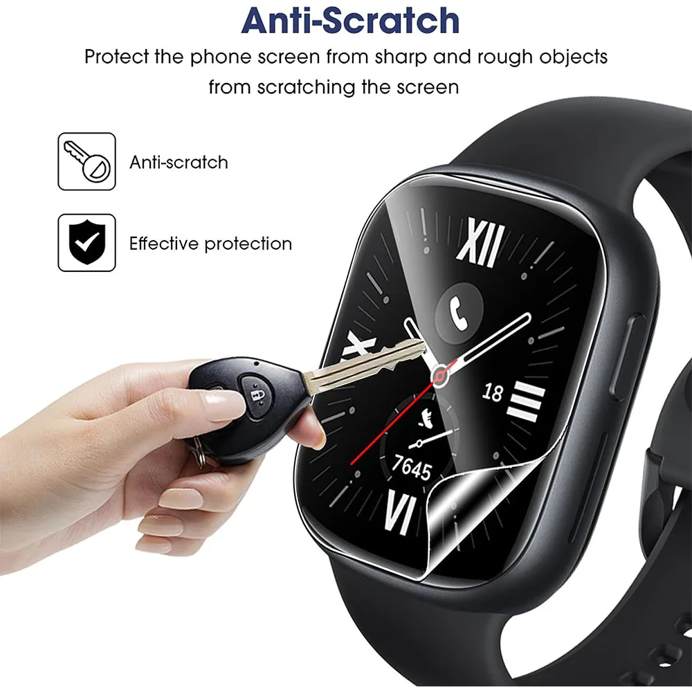 

BEHUA 3 шт. гидрогелевая защитная пленка для Huawei Honor Watch 4, мягкая прозрачная защитная пленка для экрана Honor Watch4, аксессуары для чехла