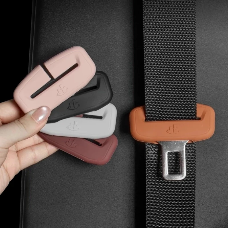 

For Audi A6L A4L A5 Seat Belt Plug Protective Cover A3 A7L Q3 Q5L Q7Q8 Seat Belt Silicone Cover Automotive Interior Accessories