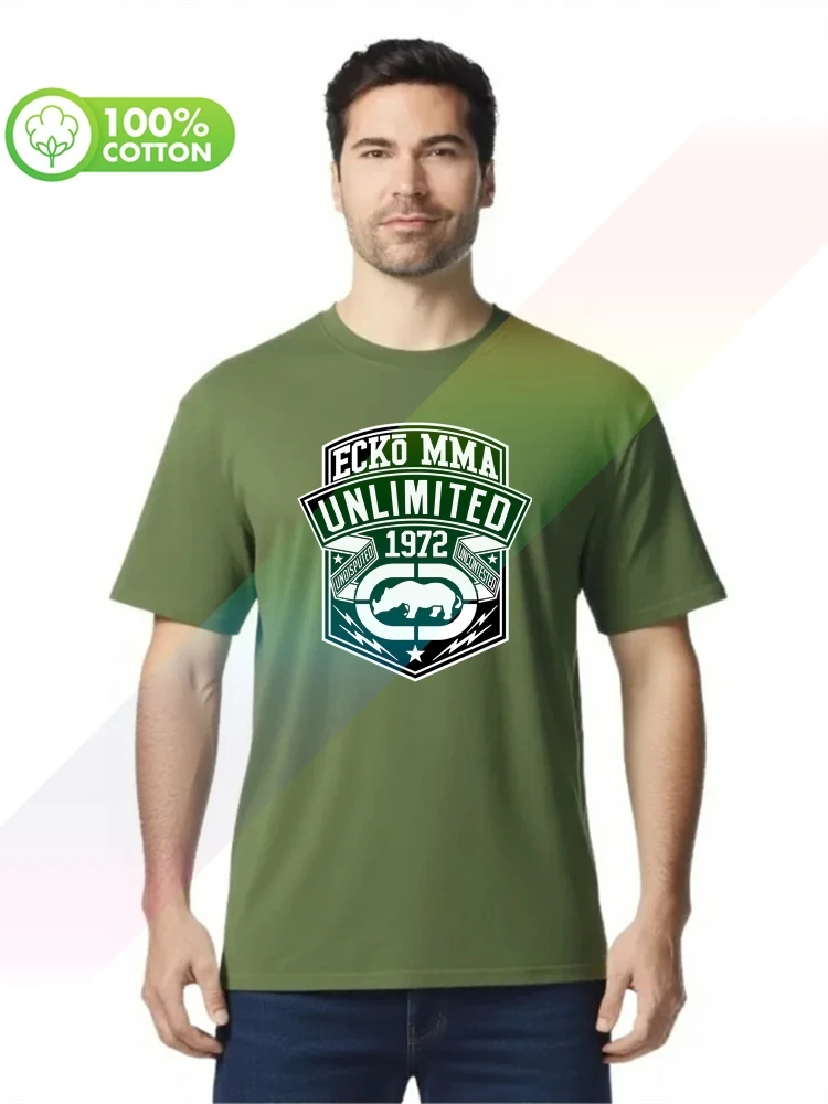 Camiseta de Hombre 100% Algodón, Nueva Colección 2026, Ecko_Unltd, Estilo Hip Hop, Tallas S-XXXL
