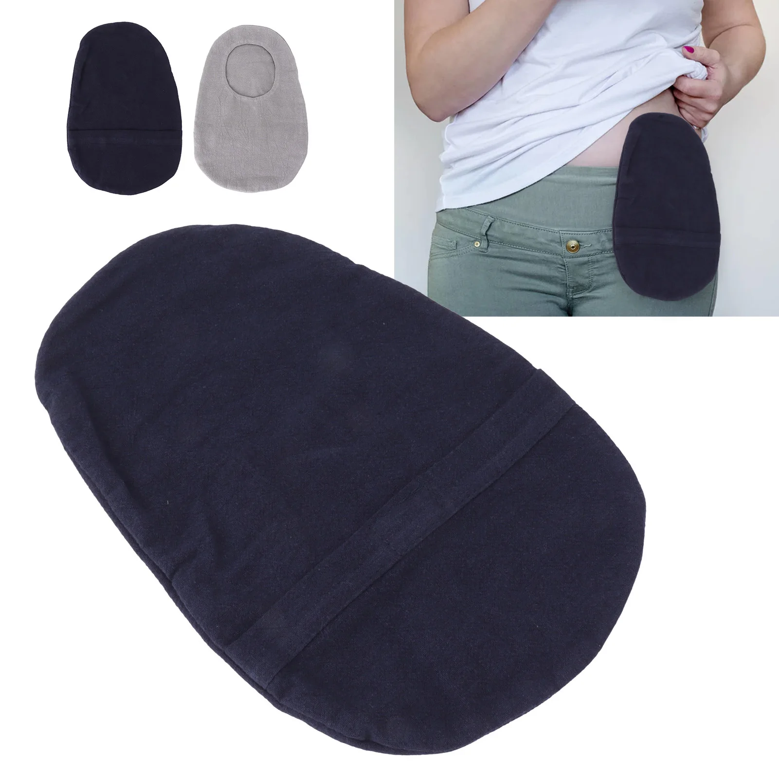 Soft Cotton Colostomy Bag Cover Washable Reusable Breathable Ostomy Pouch Cover for Patient Eldely  Stoma Care Accessory