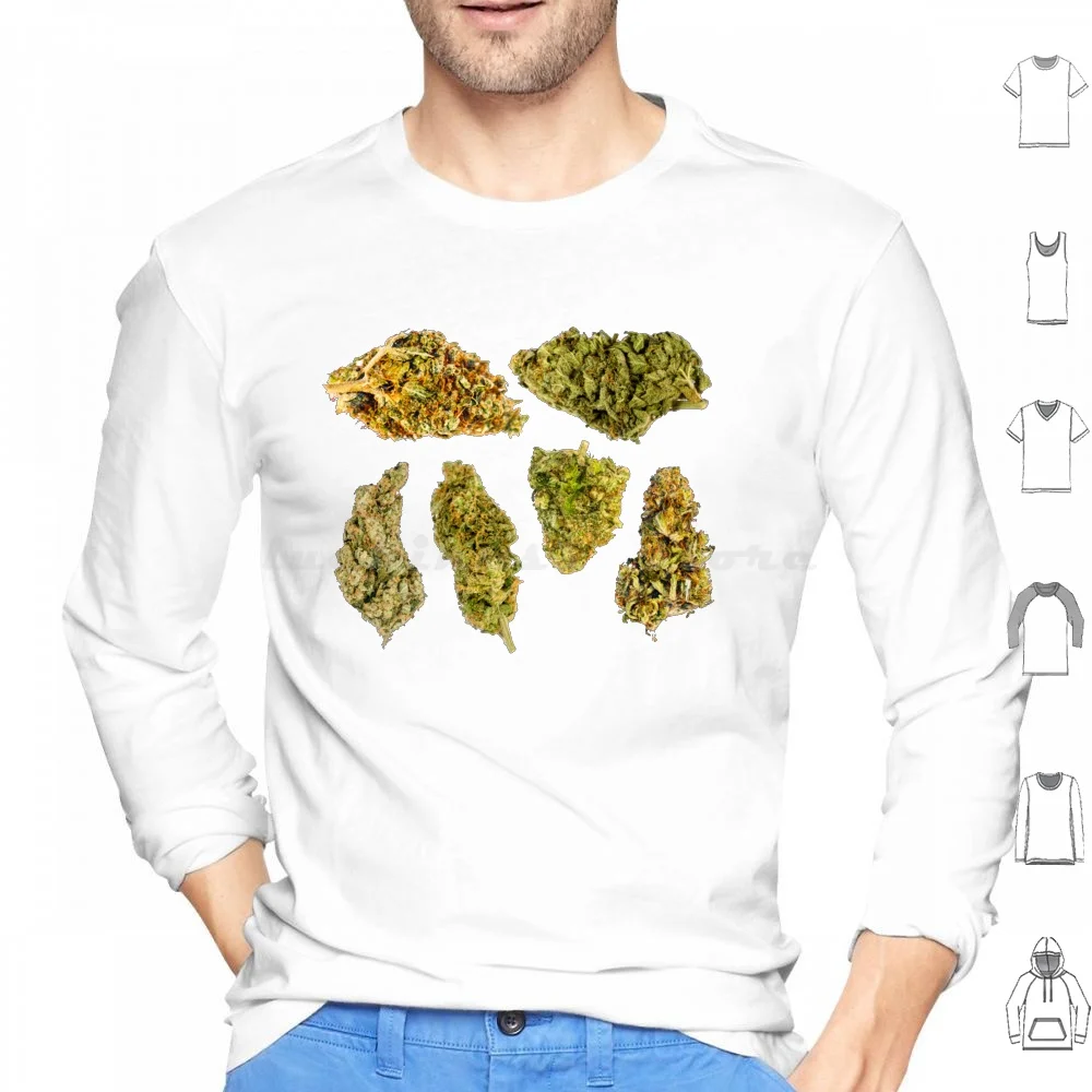 Nugs. Hoodie cotton Long Sleeve Weed Vector Camo Camoflage Green Flower Nug Nugshot Stoner 420 Trees Reddit Blue Dream