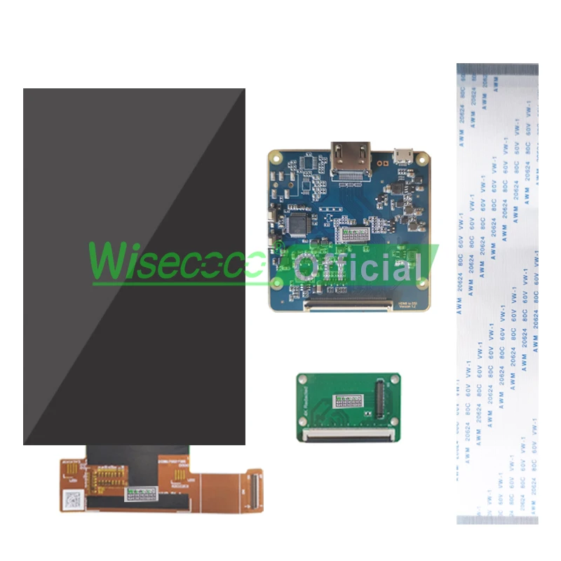 Imagem -06 - Wisecoco 4k Display Monocromático 5.5 Polegada 3d Impressora Mono Tela Lcd 2160*3840 Alta Transmitância Controller Board Mipi