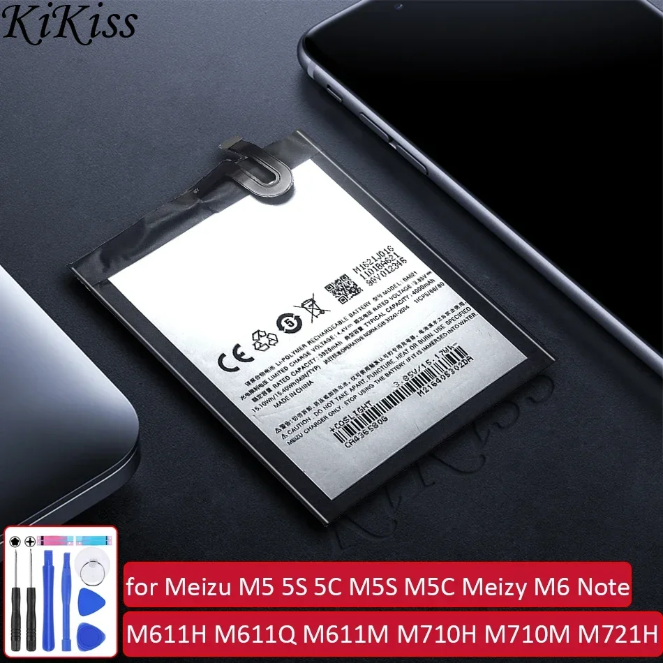 Phone Battery BA611 For Meizu M5 5S 5C M5S M5C Meizy M6 Note M 5 S/C M611H M611Q M611M M710H M710M M721H M721L M721Q M612Q M612M