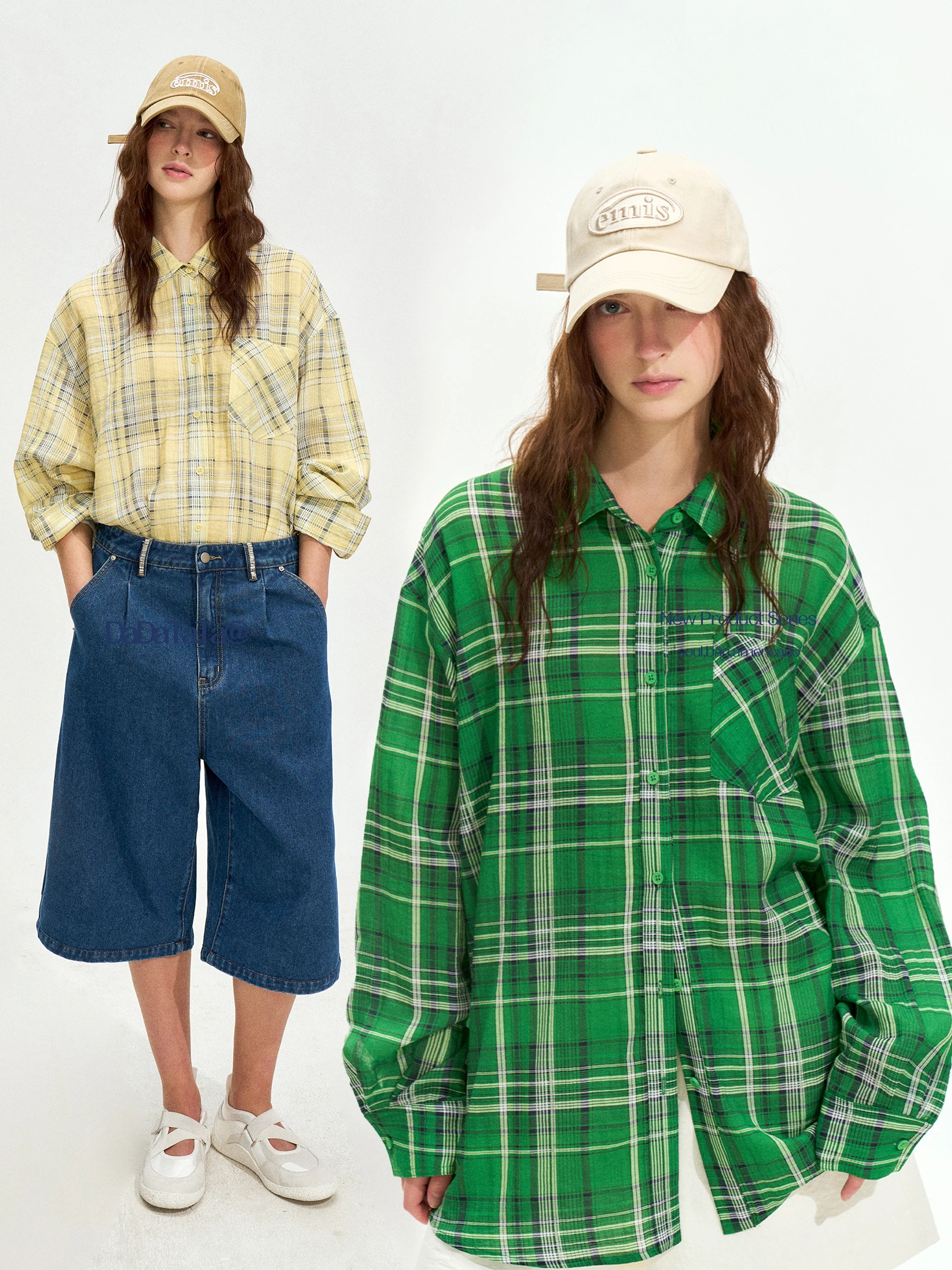 

JGGU Crystal Label plus Size Women's Shirt Long Sleeve Asymmetrical Plaid Micro Plump Japanese Style Girl Commute Simple Loos...