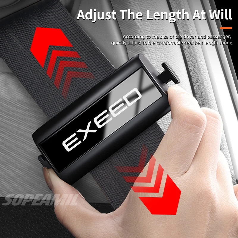 For Exeed Star Age ES Lanmoon Omoda9 TXL TX VX LX RX Car Safety Belt Fixator Seat belt clip Position Limiting Clamp Accessories