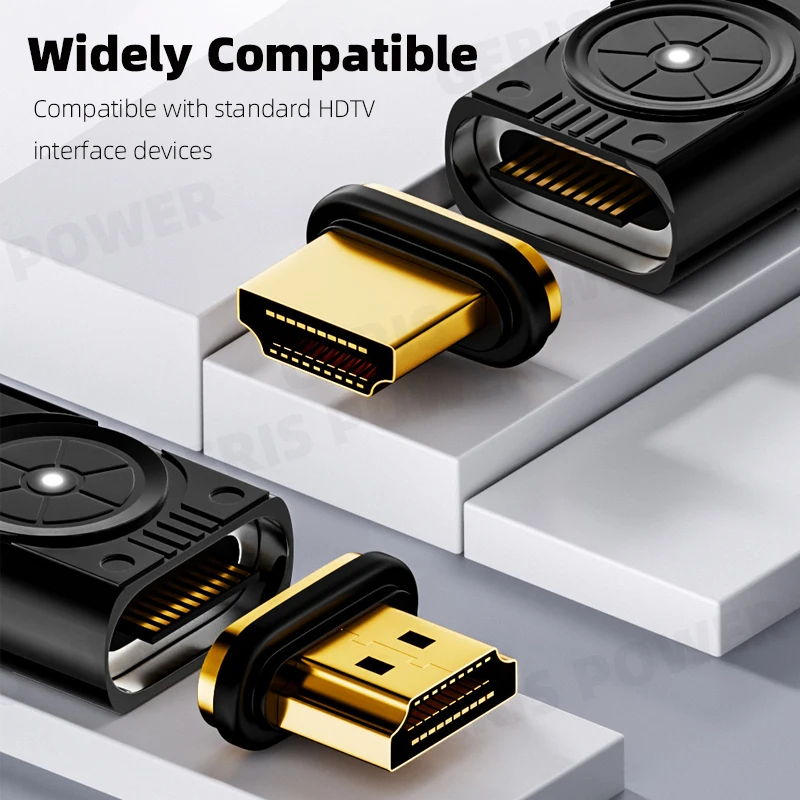 8K 60HZ HDMI 2.1-Compatible Adapter Male to Female Cable Converter for Laptop HDTV Monitor PS4 PS5 HDMI-Compatible Extender