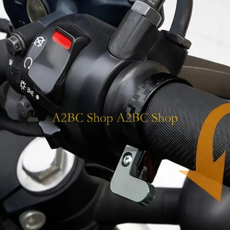 A2BC Universal Throttle Grip For Motorcycle Cruise Throttle Assist Easy Assembly