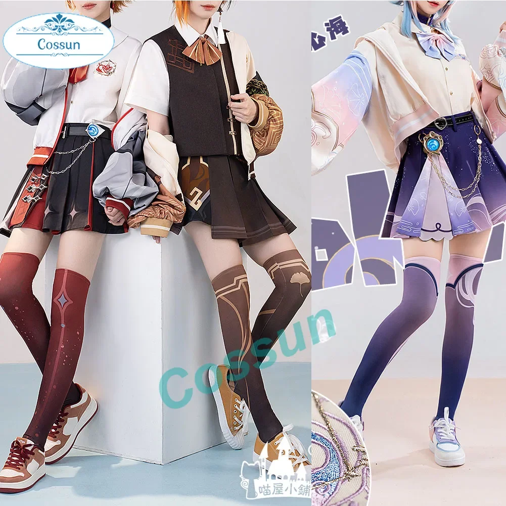 

Genshin Impact Kaedehara Kazuha /Sangonomiya Kokomi /Zhongli Cosplay Costume Fashion Daily Wear Game Suit Dress Halloween