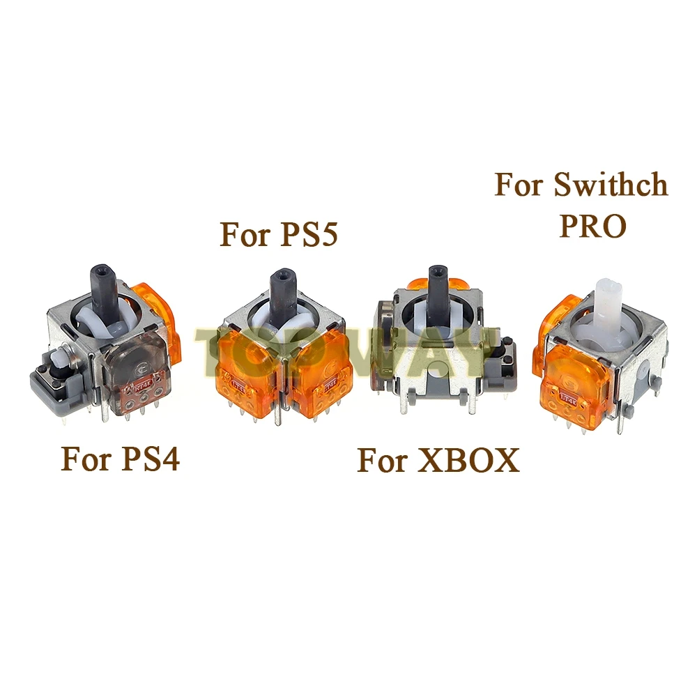 2 pçs tmr joystick eletromagnético para ps4 ps5 3d analógico polegar vara para xbox uma série para ns switch pro controlador polegar