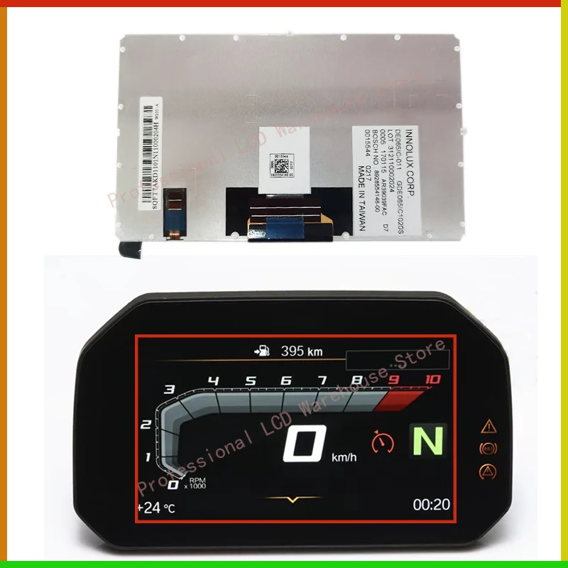 

6.5 Inch LCD Display Screen DE065IC-011 For BMW-C400X GT F7500GS F850GS F900XR S1000RR R1250GS Replacement LCD Monitor