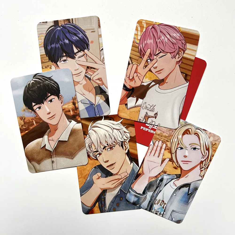 5 Pcs/Set Korean Plave Lomo Card Pepero Photocards NOAH BAMBY HAMIN EUNHO YEJUN Double-sided Photocards Fans Gift