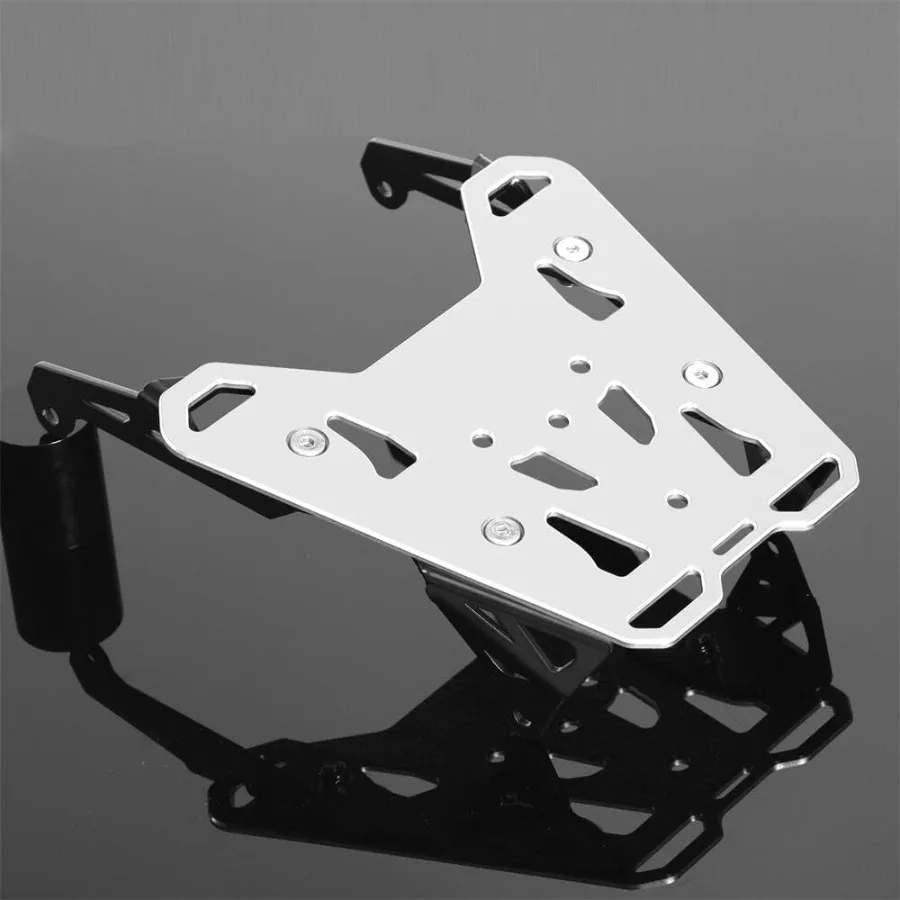 رف خلفي CRF300L متوافق مع موديلات رالي CRF 300L وCRF300L من 2021 إلى 2025 حامل أمتعة ذيل الدراجة النارية باللون الفضي #6