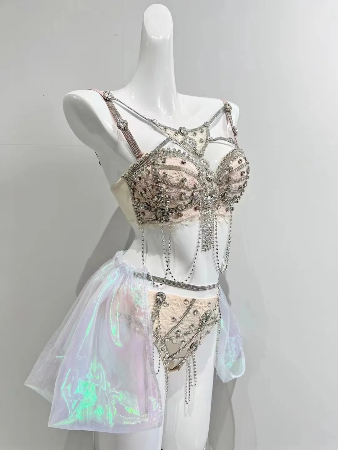 Verjaardag Fantasie Rave Outfit Sexy Performance Fotoshooting Carnaval Tv Show