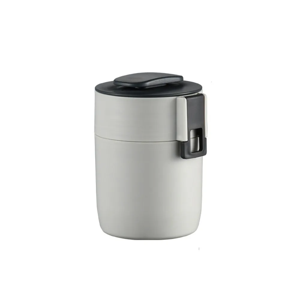 

Removable Liner Insulated Breakfast Cup Double Layer Leakproof Insulated Soup Cup Sealed with Spoon Thermal Food Container