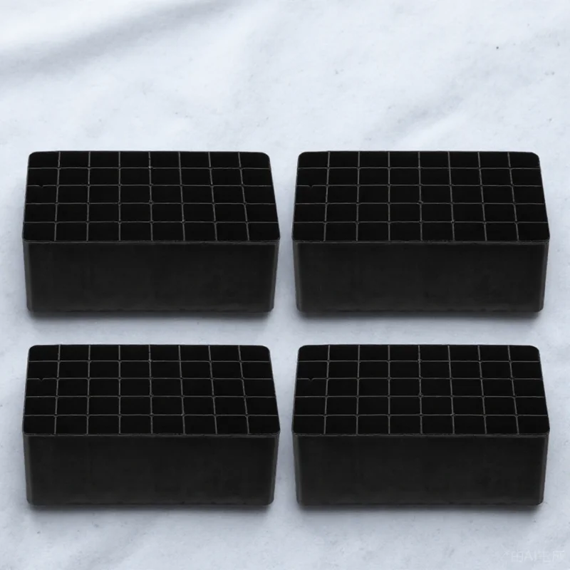 

4pcs 40 Holes Mark Pens Holder Pen Storage Container Desk Stationery Organizer Pp Material Lightweight Holder