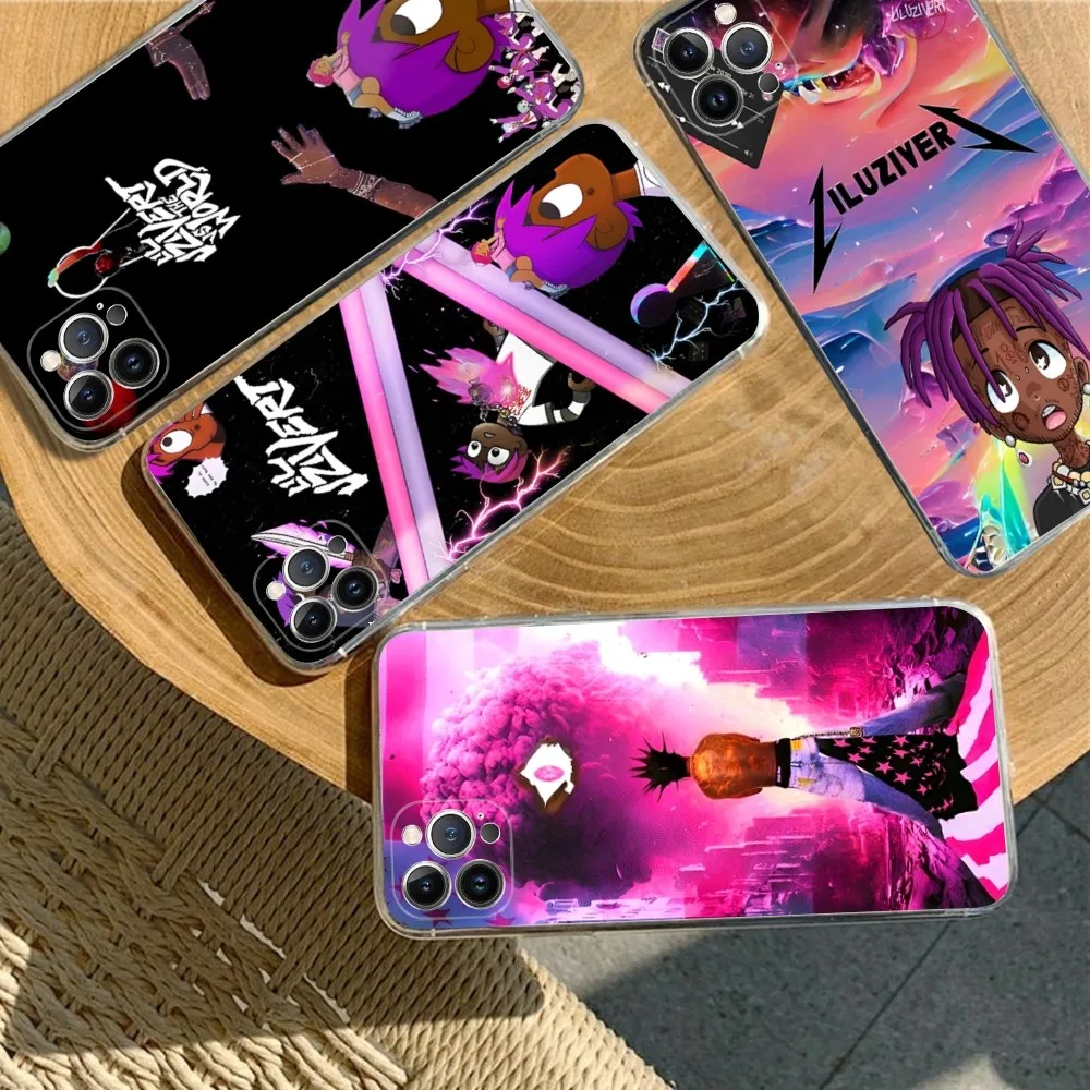 Rapper L-Lil U-Uzi V-Vert Phone Case For IPhone 16 15 14 13 12 Mini 11 Pro XS Max X XR SE 6 7 8 Plus Soft Silicone Cover