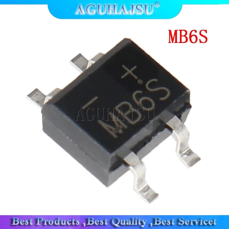20PCS MB6F MB6S MB10S MB6M DB107S DB157S DB207S DB107 DB207 Rectifier Bridge SOP DIP Bridge Stack 0.5A 1A 600V 1000V