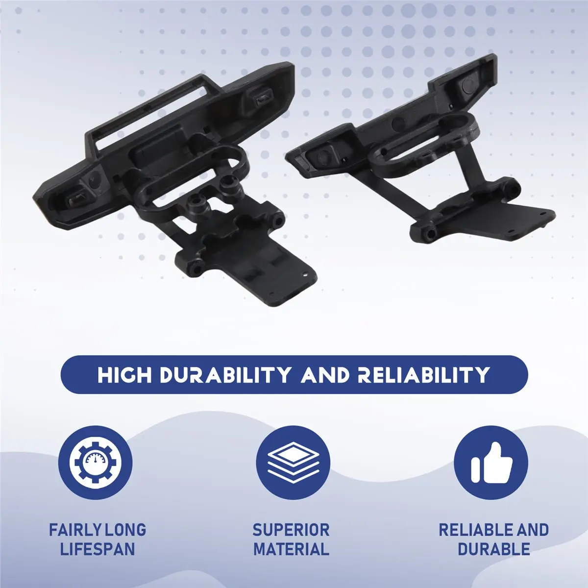 L79A Front & Rear Bumper Assembly for HBX 16889 16889A 16890 16890A 1601 1602 SG1601 SG1602 RC Car Parts Accessories