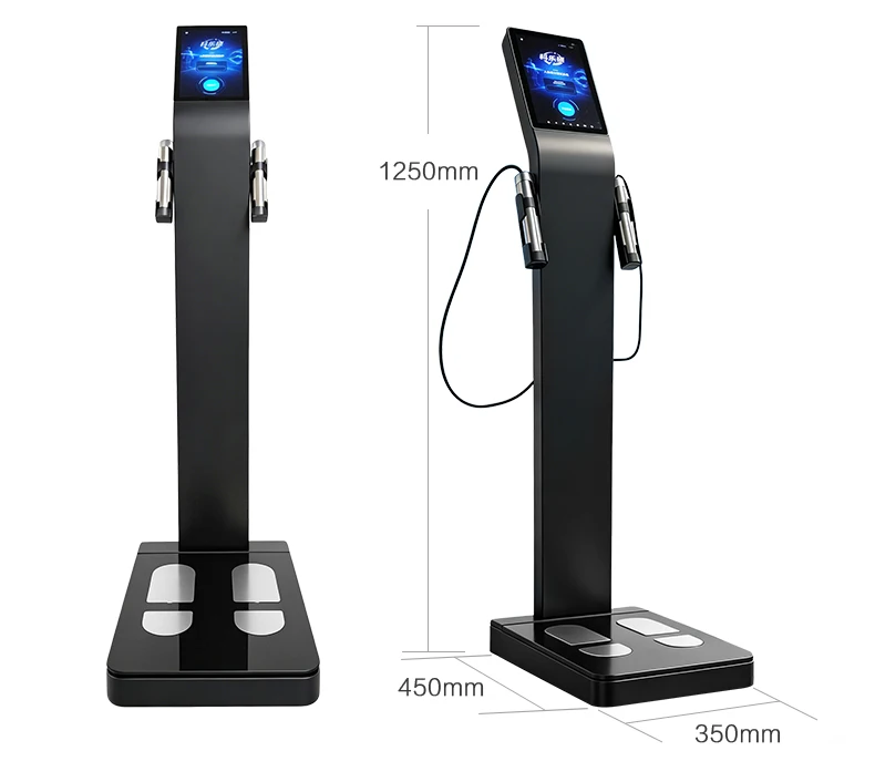 Newest AI Smart Professional 8 Electrode Body Scanner Health Composition Body Analyzer Smart Weight Scale with 21 Languages