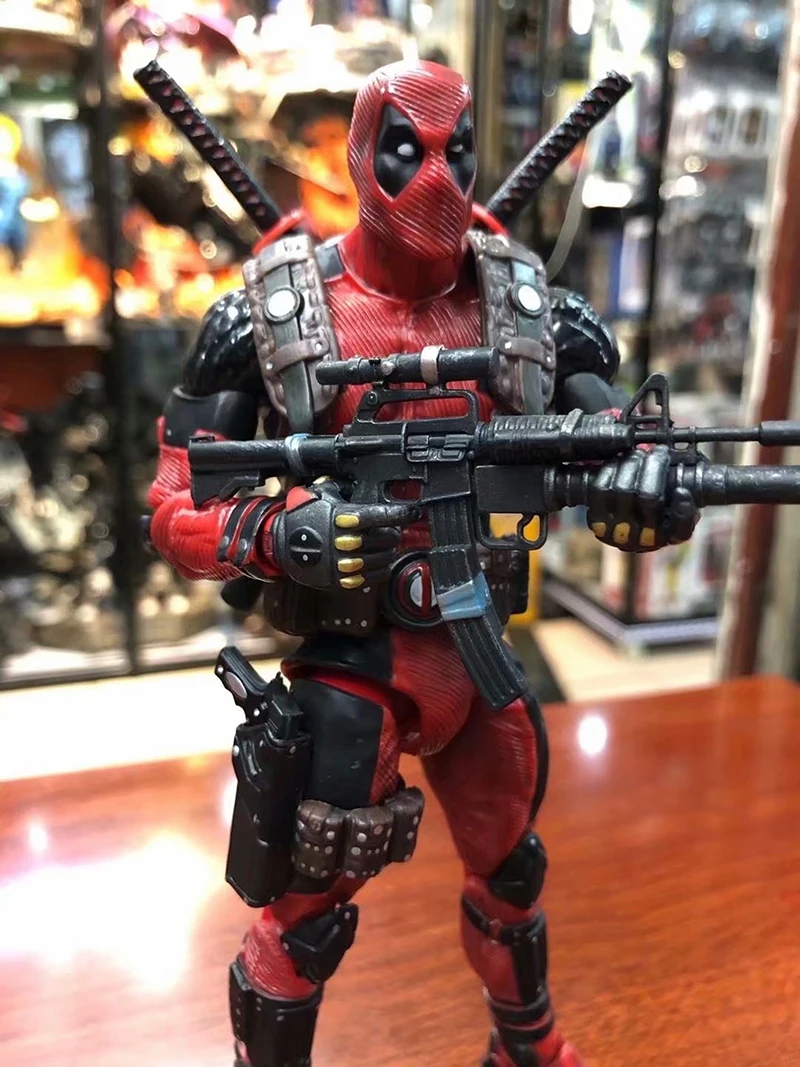 NECA X-Men Deadpool Actionfigur Superheld Deadpool Figur EPIC Ultimate 20CM Sammlermodell Spielzeugpuppe Geburtstagsgeschenk – Detail 22