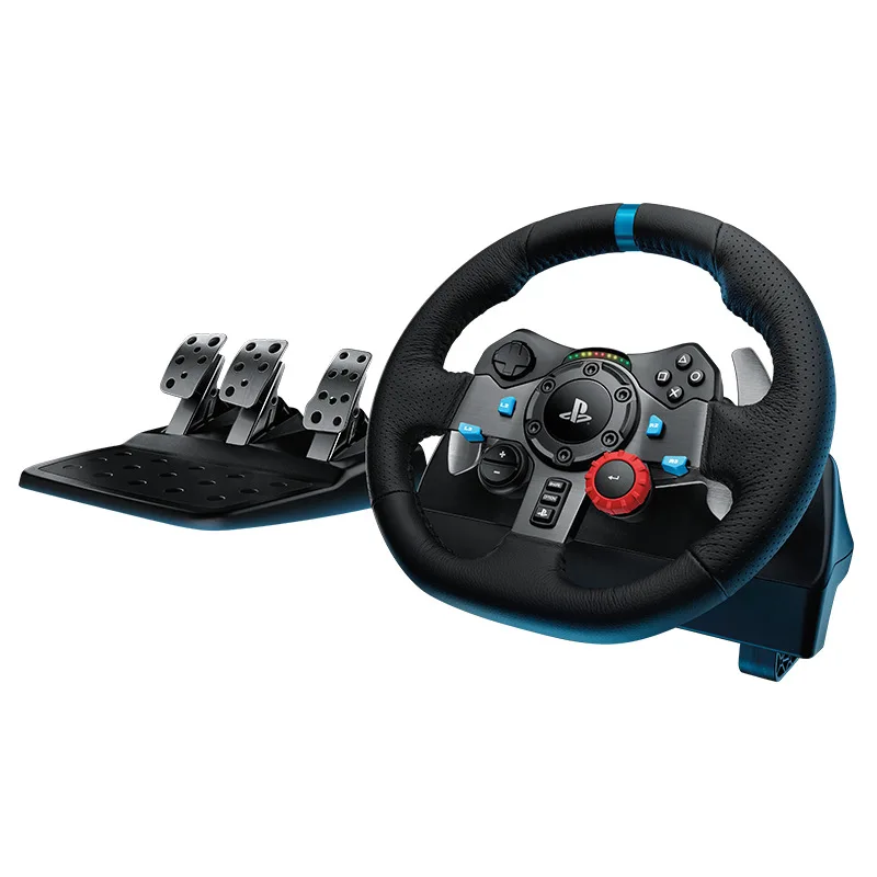 Logitech G29 DRIVING FORCE racing game steering wheel pedal G923