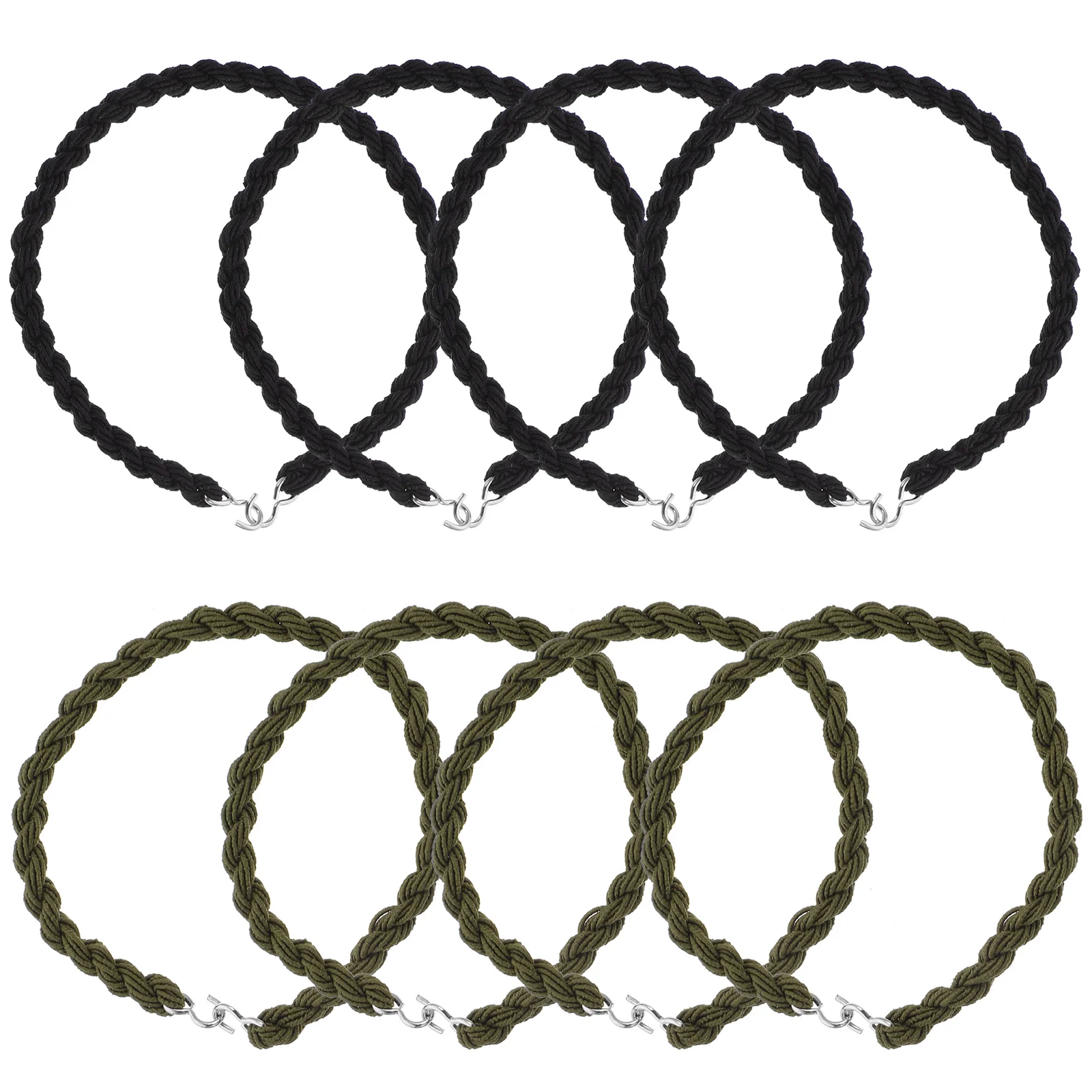 8 Pcs Jacket Outdoor Boot Straps Trouser Polyester Yarn Cycling Ropes
