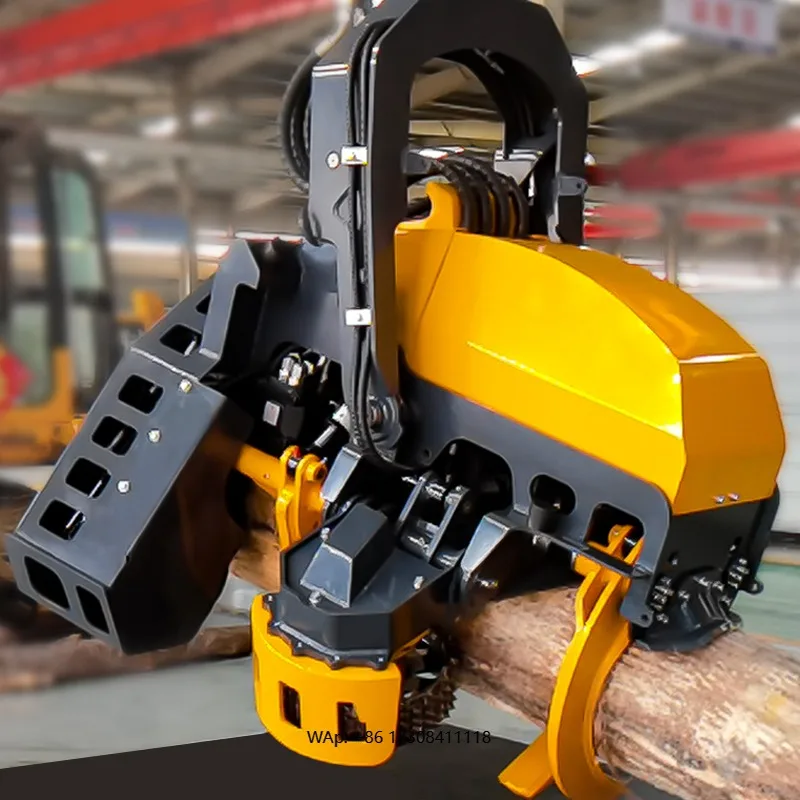 Hot Excavator Tree Harvesting Machine  Tree Cutting Machinery with Grab Log and Saw Chainsaw for Cutting Trees