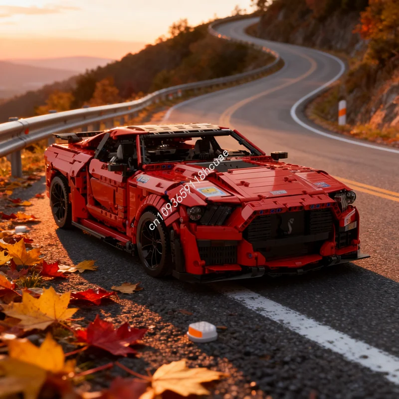 3932개 MOC 셸비 테크니컬 모델 블록 조립 크리스마스 선물 DIY 장난감 창의적 아이디어 교육용 어린이 생일 선물