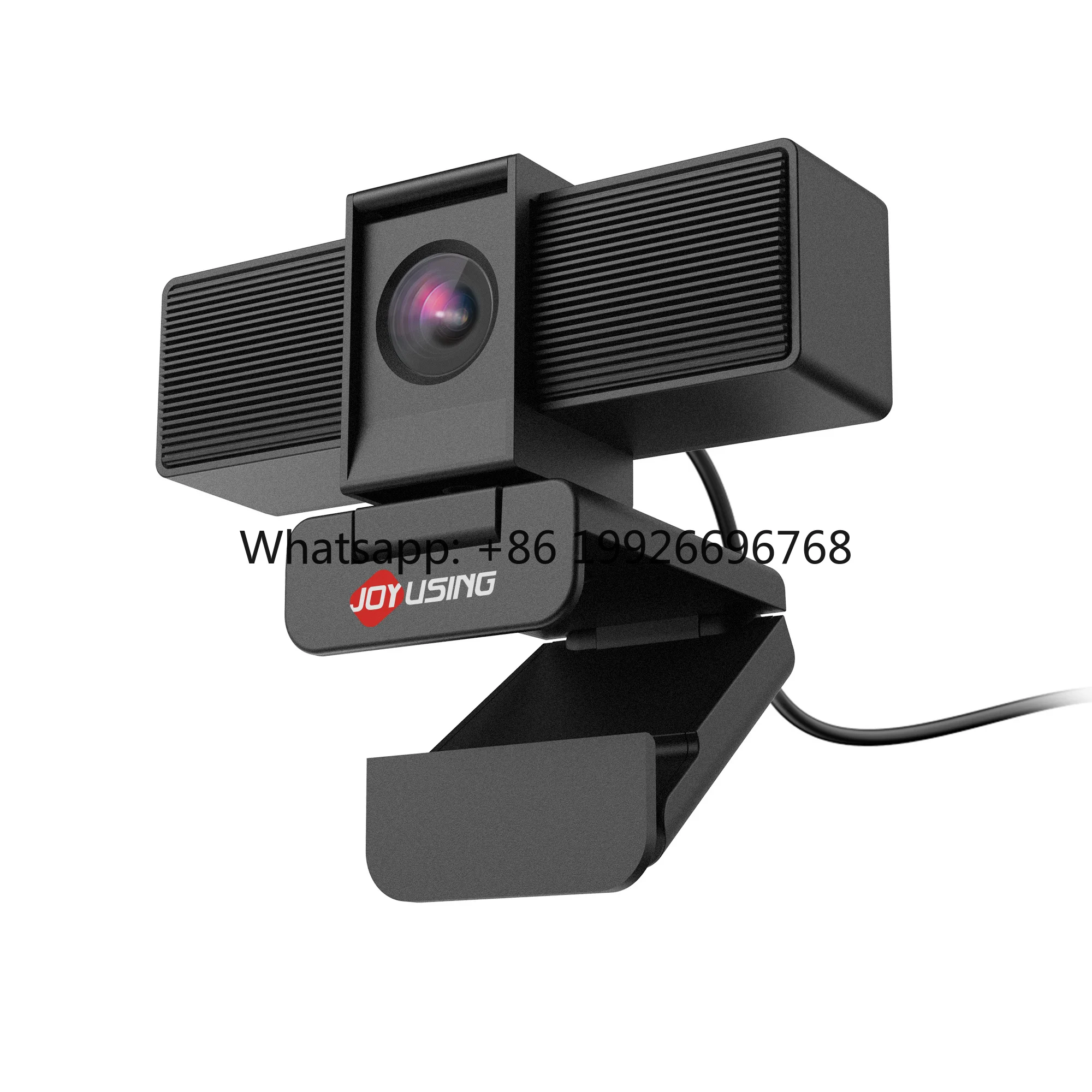 Rotatable Privacy Shutter Conference Camera Auto Flip Document Camera AI Noise Reduction and Echo Cancellation Webcam