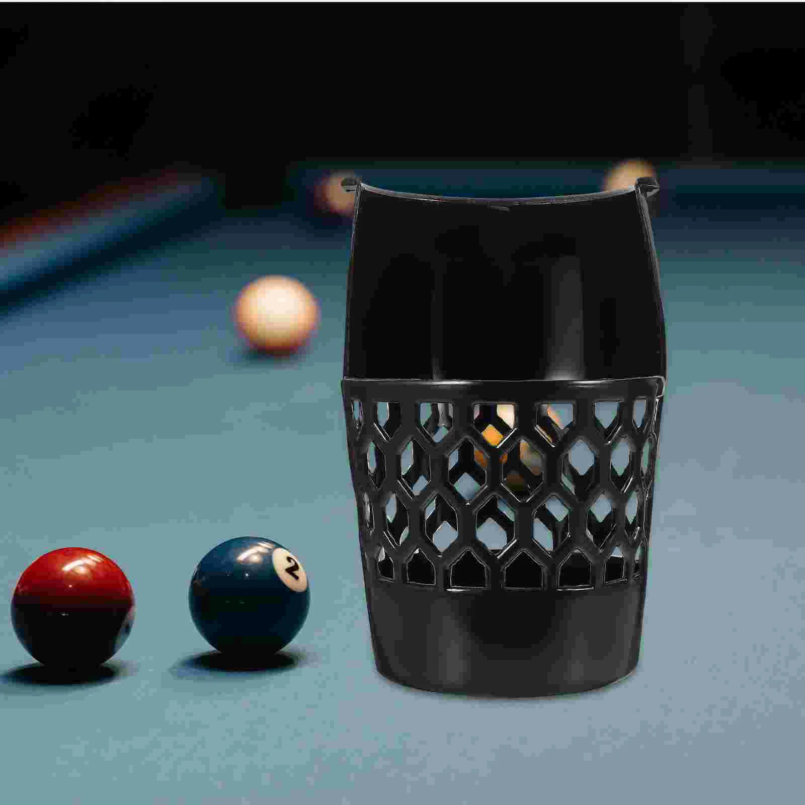 Billiards Basket Durable Storage Pool Table Holder Plastic Pocket Inserts Snooker Pockets Travel