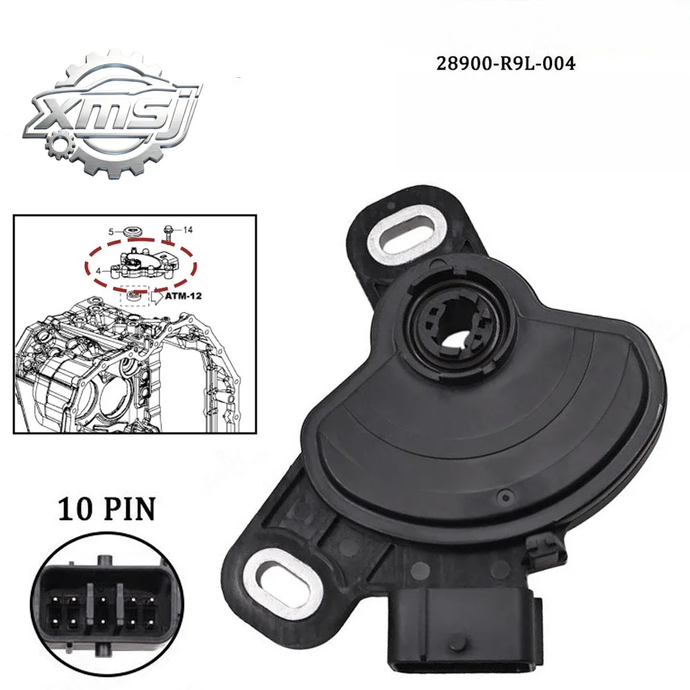 

Sensor de rango de tapa, interruptor de seguridad Neutral para Acura ILX TLX 2,4 2015-2021 Honda Fit HR-V Civic 2014-2020 28900R