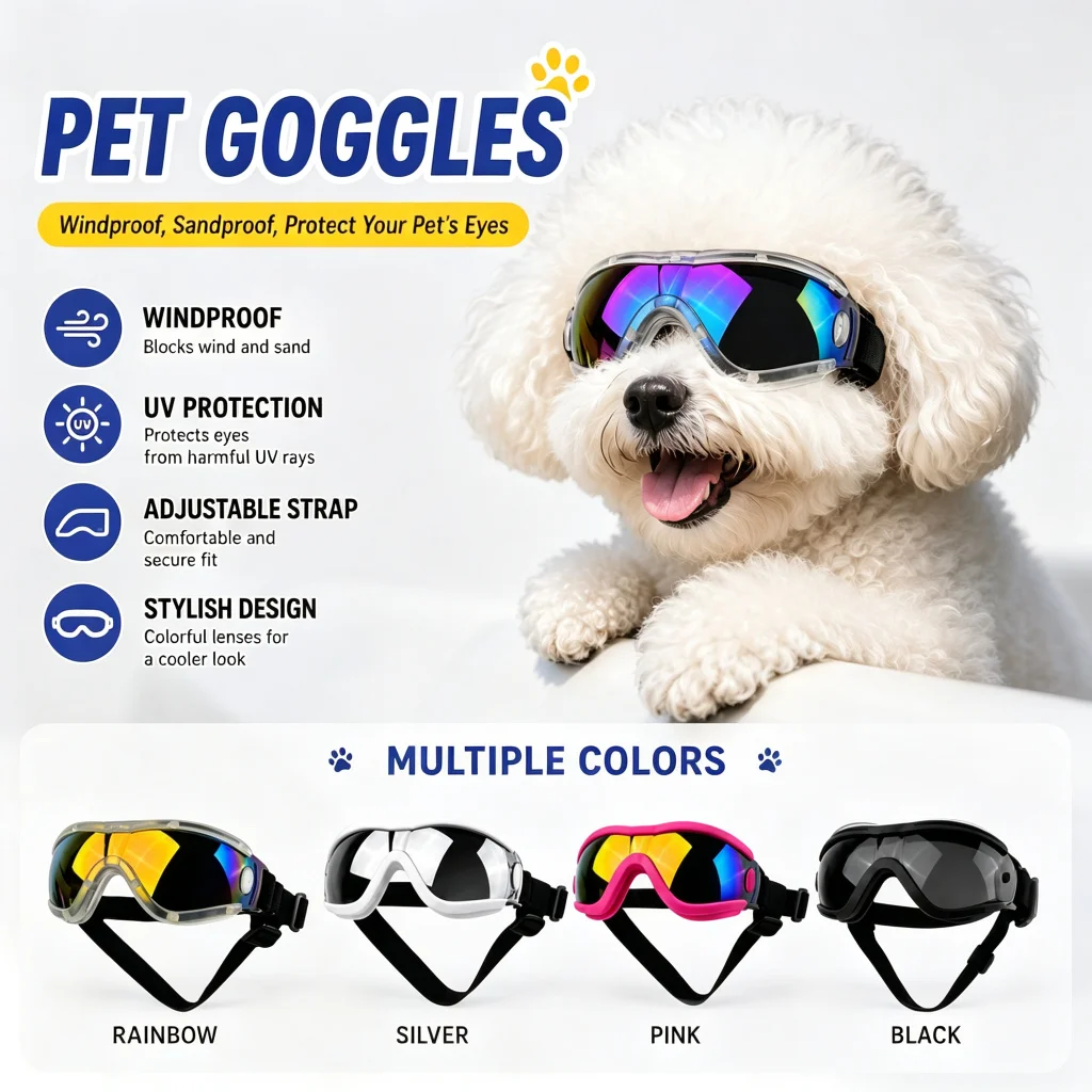 Motorcycle Motocross Goggles New MX Moto Dirt Bike ATV Ski Outdoor Sports Glasses Helmet Cycling Scooter Googles Mask for Cyclin