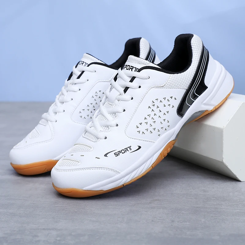 

New Breathable Badminton Shoes Big Size 36-48 Anti Slip Volleyball Shoes Men QualityTennis Sneakers Sports Male Tennis Footwear