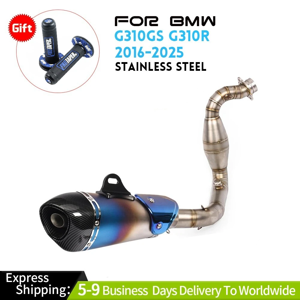 

Whole Exhaust System Front Pipe Muffler DB Killer For BMW G310R G310GS 2016-2025 Exhaust Systems Exhausts Pipes