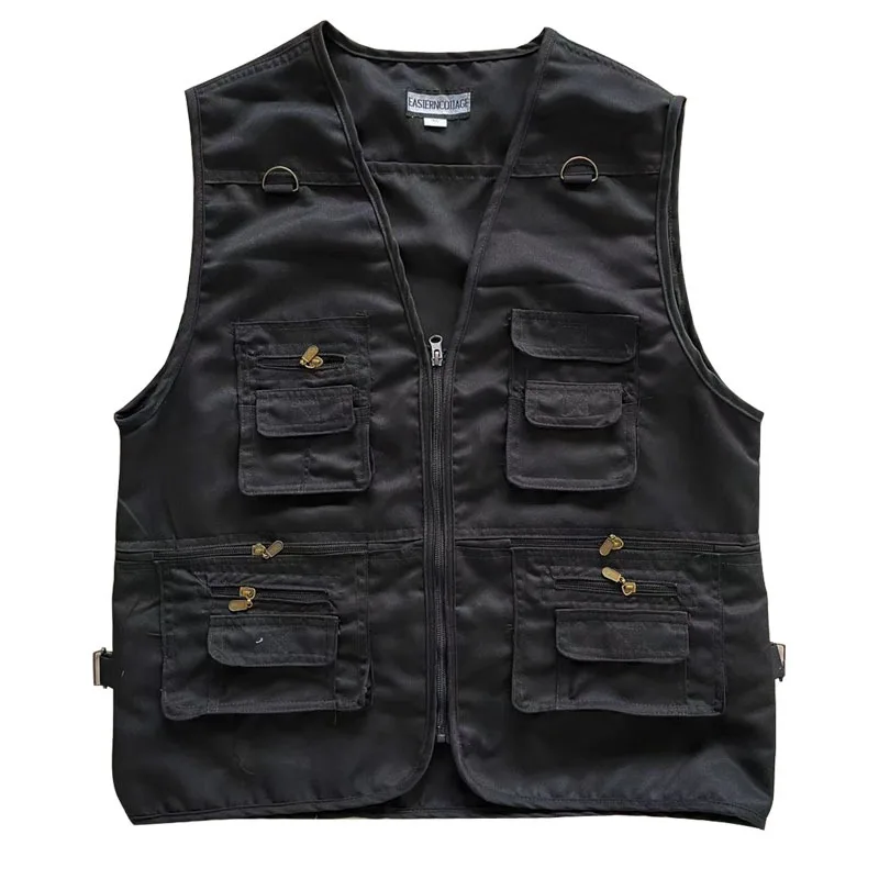Multi-pocket Vest, for Outdoor Activities, Rock Climbing, Hiking, Camping, Fishing, Mountain Climbing, Traveling, Workwear Vest