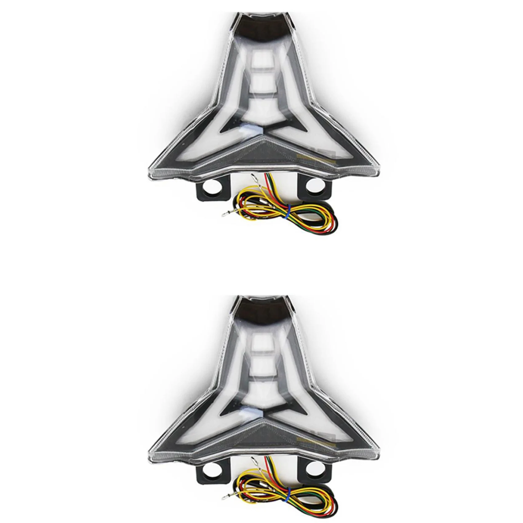 2X Rear LED Integrated Tail Light Brake Light Turn Signal Indicator For Kawasaki Z1000 Ninja 250 400 2014-2019