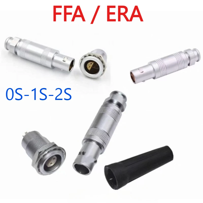 FFA ERA  0S 1S 2S Wiring Harness Connector  2 4 5 6 7 8 10 Pin Round Push-Pull FFA Half-Moon Plug Connector Antenna RF