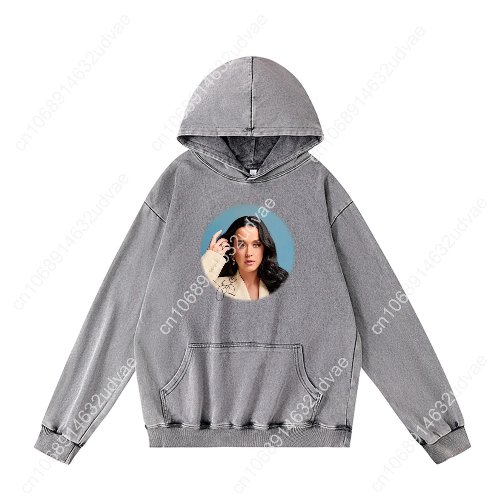 Katy Perry Hoodies Retro Hooded Sweatshirt Man Woman Teenager Vintage Pullover Sweat Shirt with Pocket Oversized Customized Tops