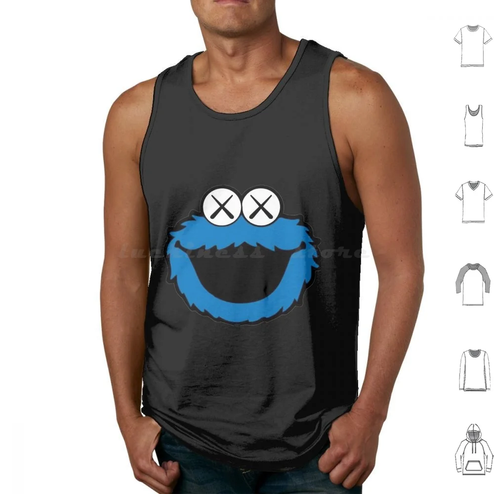 Blue The Laught Tank Tops Vest Sleeveless Flayed Xx X Flower Custom Xx Streetwear Companion Vintage Comedy Quote Laught