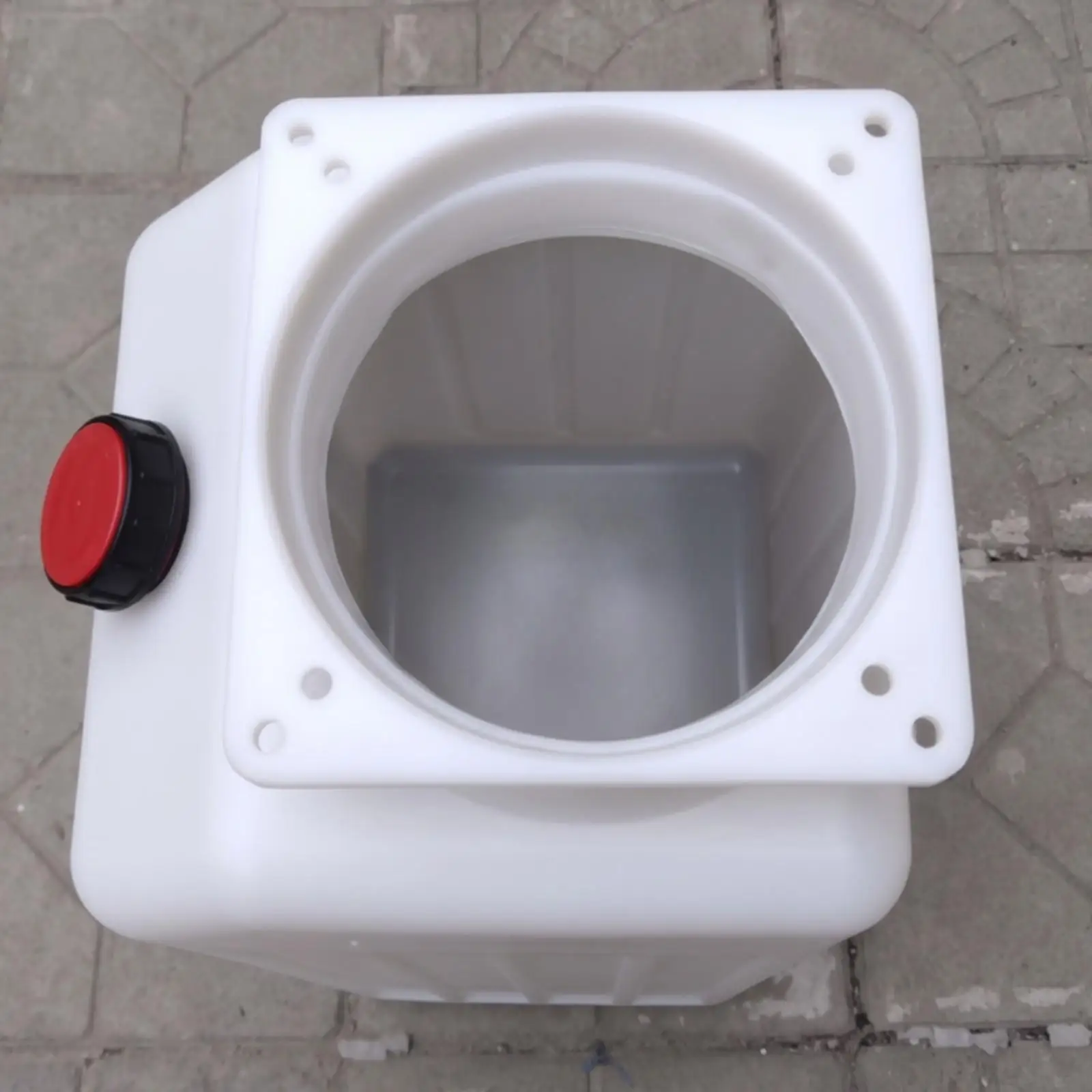 Replacement Hydraulic Oil Tank for Manual Hydraulic Pump with Square Top Opening and Secure Cap for Workshop Equipment