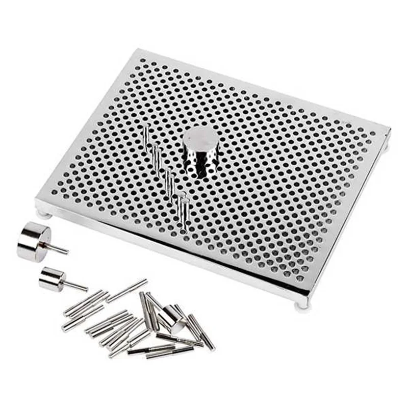 

ABUG-Wire Deluxe Jig Kit Идеальные инструменты для изготовления ювелирных изделий Алюминиевый гибочный станок для проволоки с 40 регулируемыми колышками, в комплекте доски для намотки ювелирных изделий