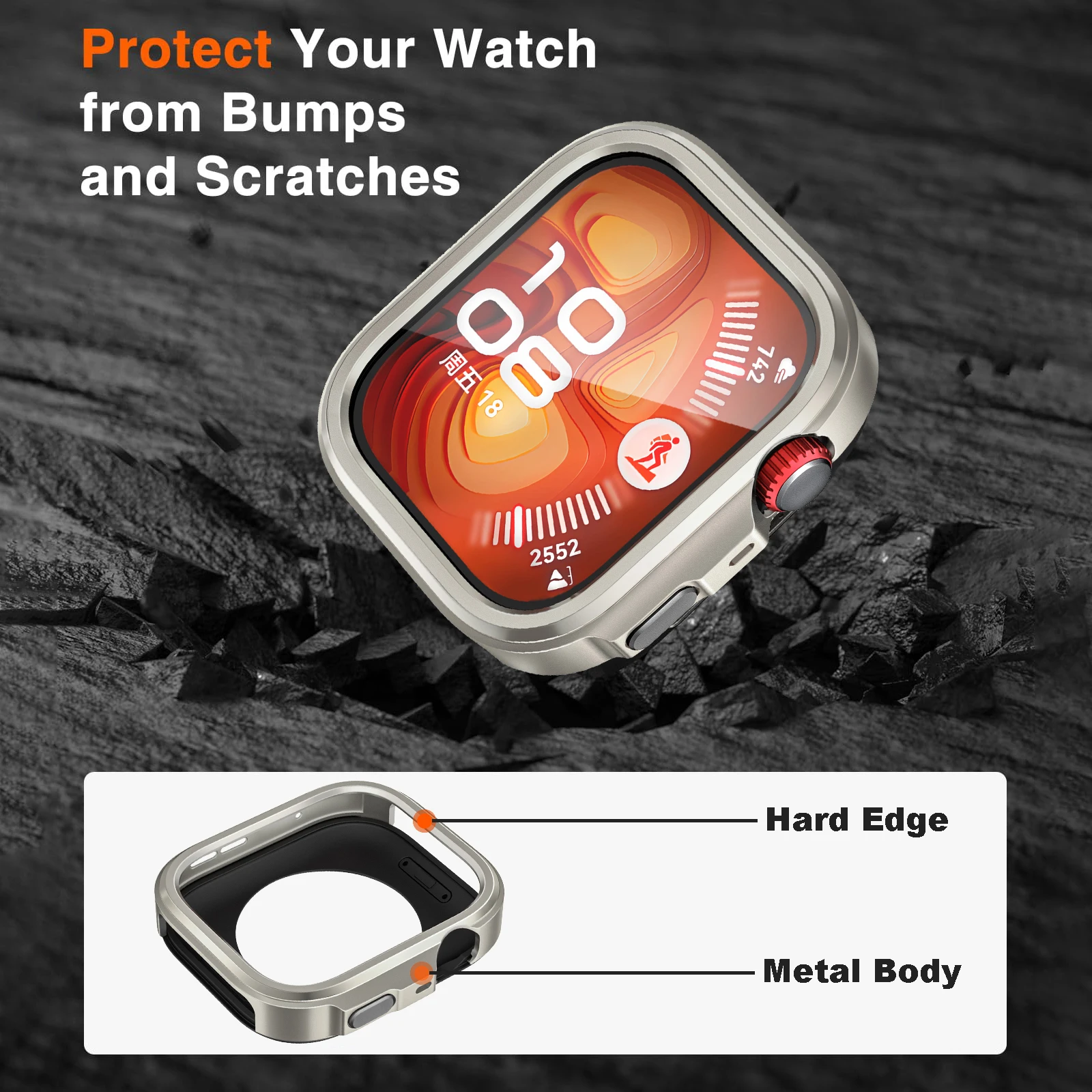 Metal Case for Huawei Watch Fit4 Pro Screen Protective Cover for Huawei Fit4 Pro Hollow Case Shockproof Bumper Shell Accessories