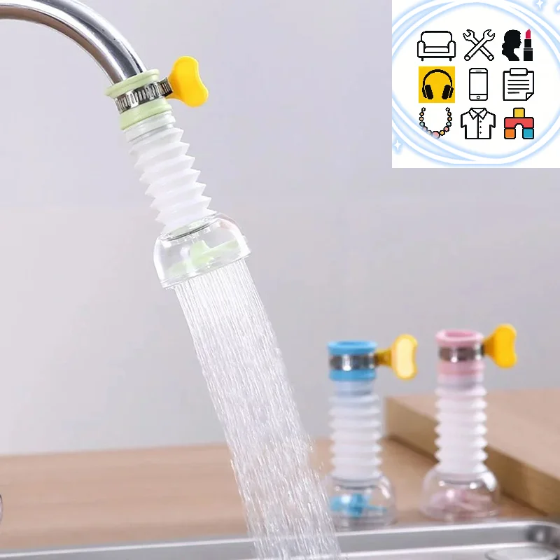 Universal 360 Rotation Faucet Bubbler Swivel Water Saving Economizer Head Shower Kitchen Faucet Nozzle Adapter Sink Accessories