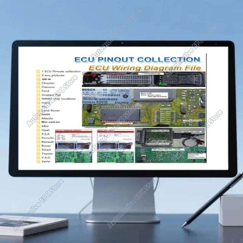ECU Collection Pinout File Automotive ECU Pinouts collection For Ford/BMW/Toyota/Iveco Wiring Diagram ECU MapVS ALLDATA AUTODATA