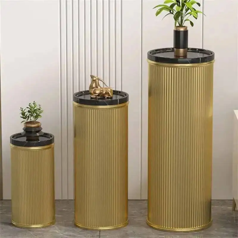 Room Stand Nordic Floor Luxury Pot Marble Indoor Flower Plant Shelf Flower for Holder Living Home Decorative Stand for Flower z