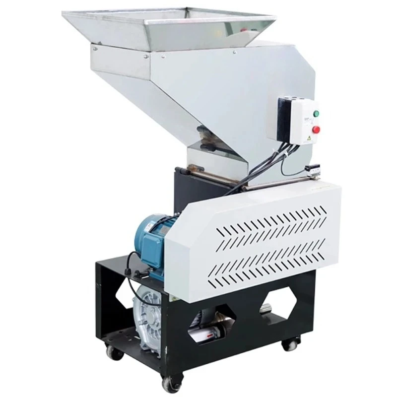 New Plastic Crusher Industrial Medium Speed Silent Machine Side Crusher Injection Molding Machine Recycling Type Feeder Plastic
